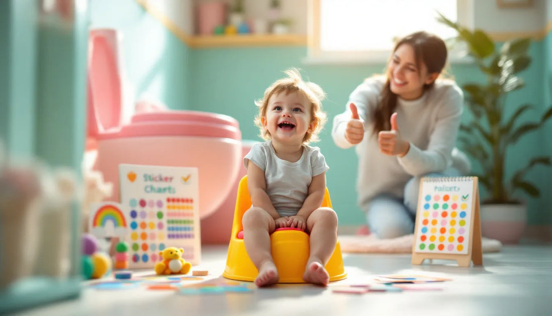 Så motiverar du ditt barn att använda pottan