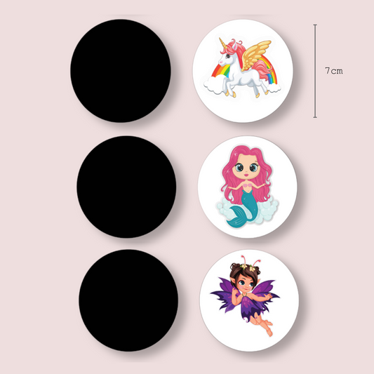 Klistermärke Potträning 3-pack Sagofigurer